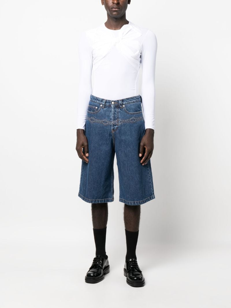 Blue Denim Shorts