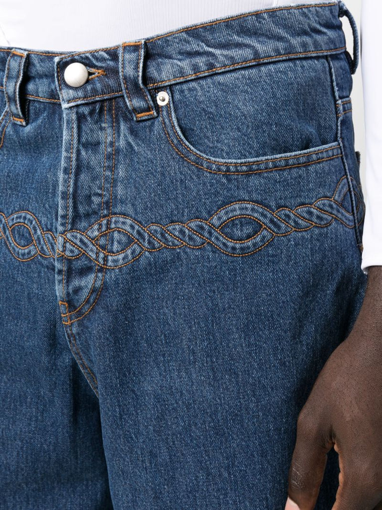 Blue Denim Shorts