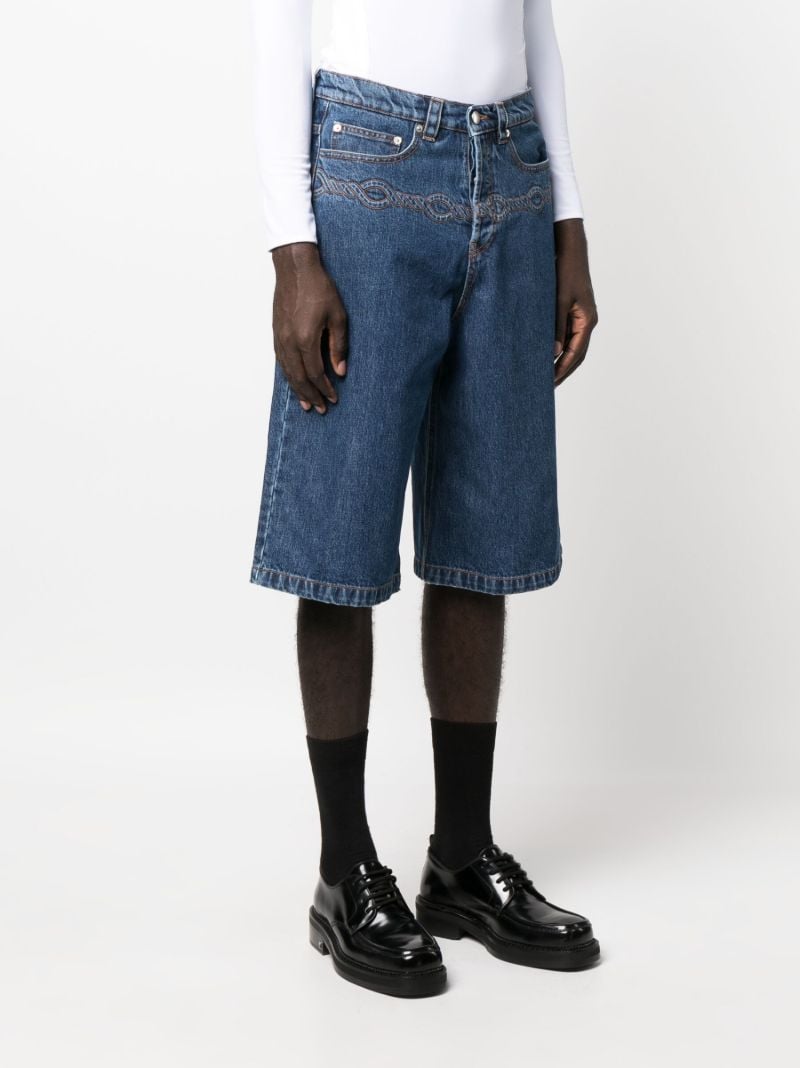 Blue Denim Shorts