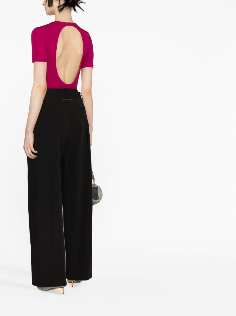 Black High Waist Wide-leg Trousers