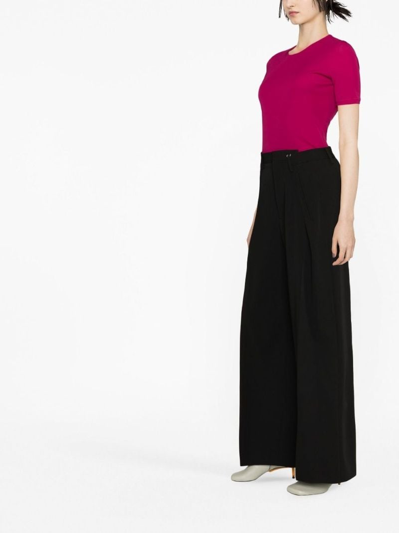 Black High Waist Wide-leg Trousers