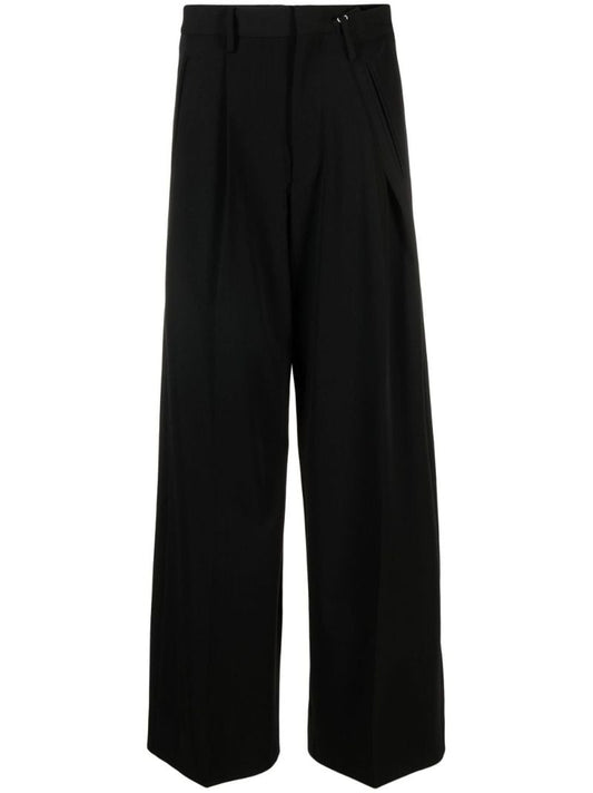 Black High Waist Wide-leg Trousers