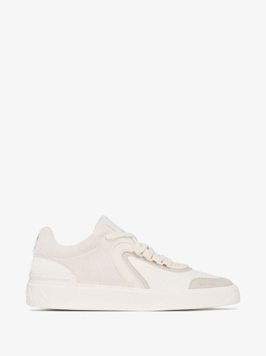 White B-skate Panelled Low-top Sneakers