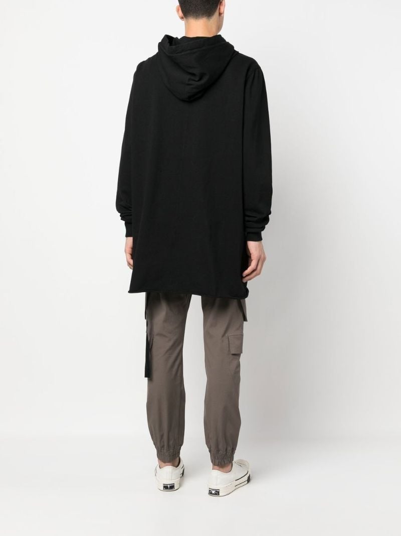 Black Eyelet Organic Cotton Hoodie