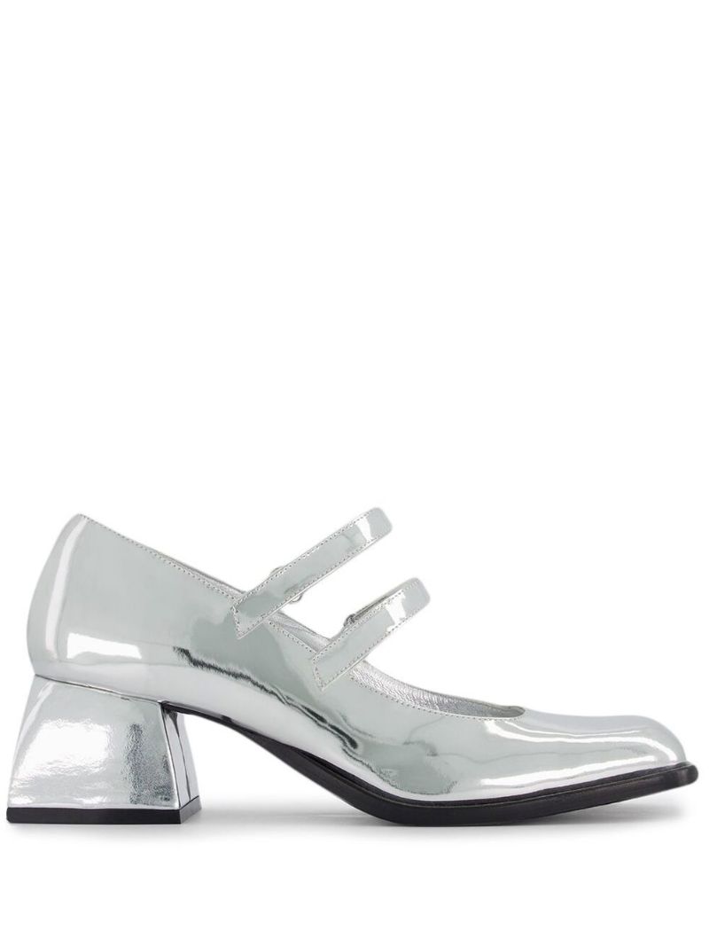 Silver Bacara 55 Mary Jane Pumps