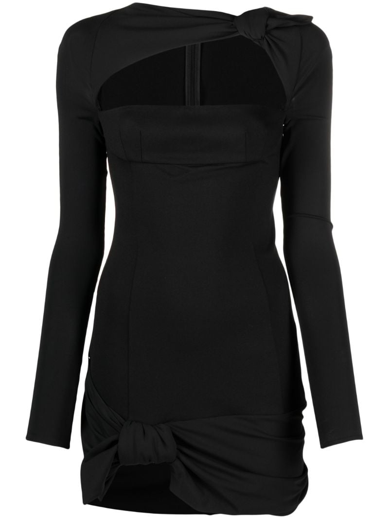 Black Donnie Cut-out Mini Dress