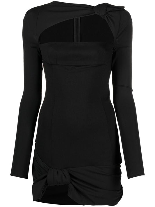 Black Donnie Cut-out Mini Dress