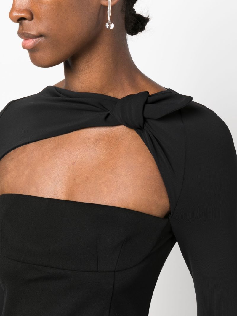 Black Donnie Cut-out Mini Dress