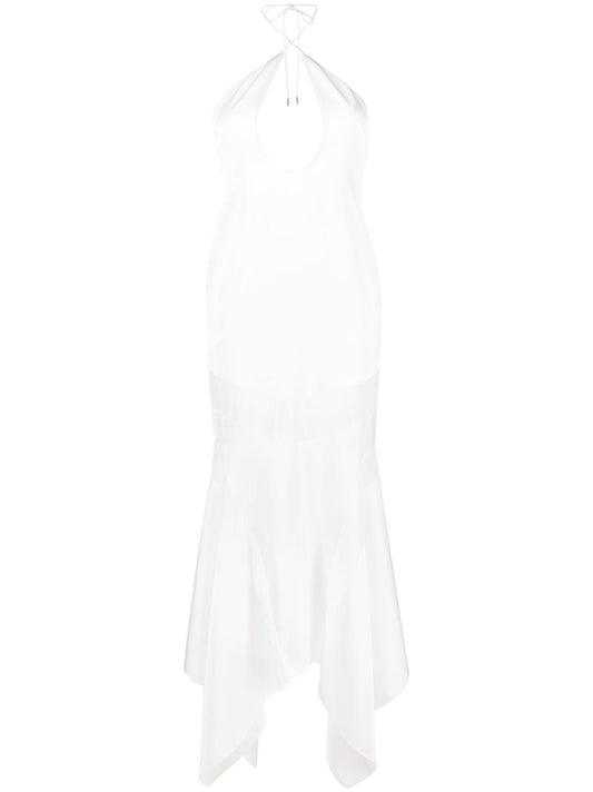 White Saskia Midi Dress