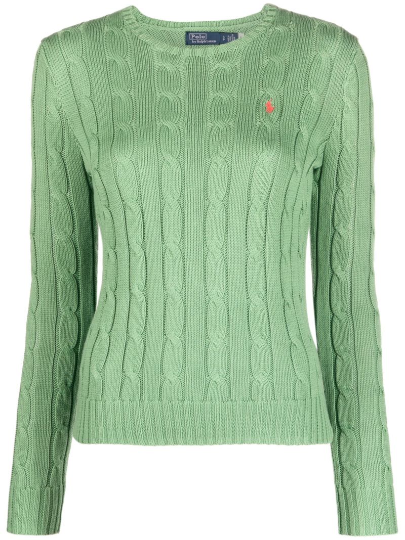 Julianna Cable-knit Cotton Sweater