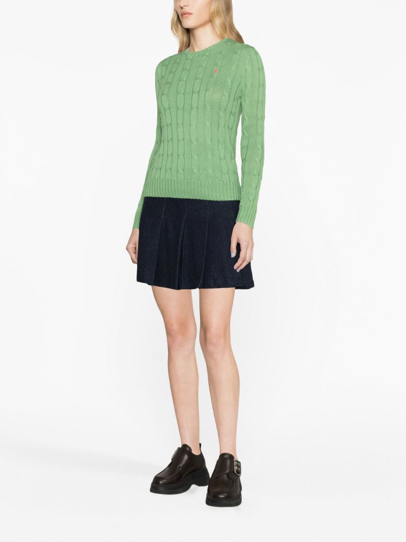Julianna Cable-knit Cotton Sweater