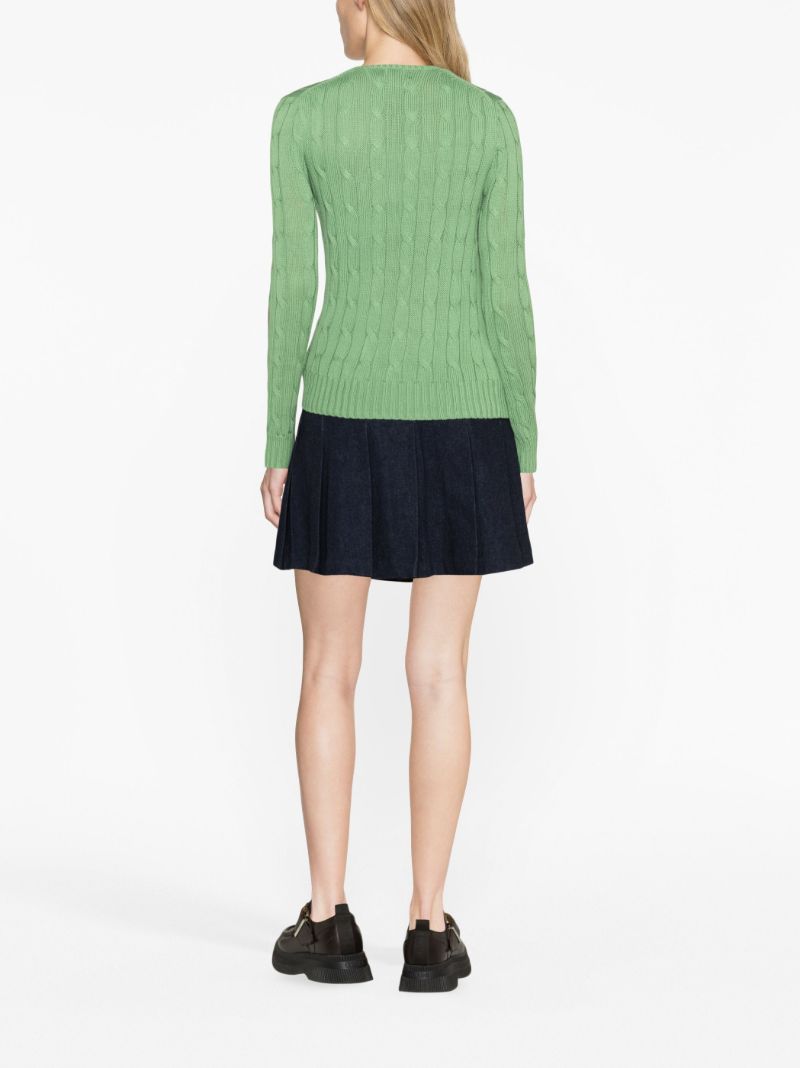 Julianna Cable-knit Cotton Sweater