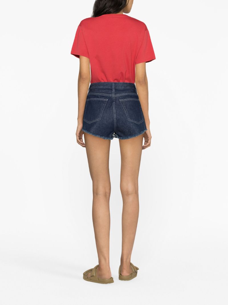 Red Polo Bear-print Cotton T-shirt