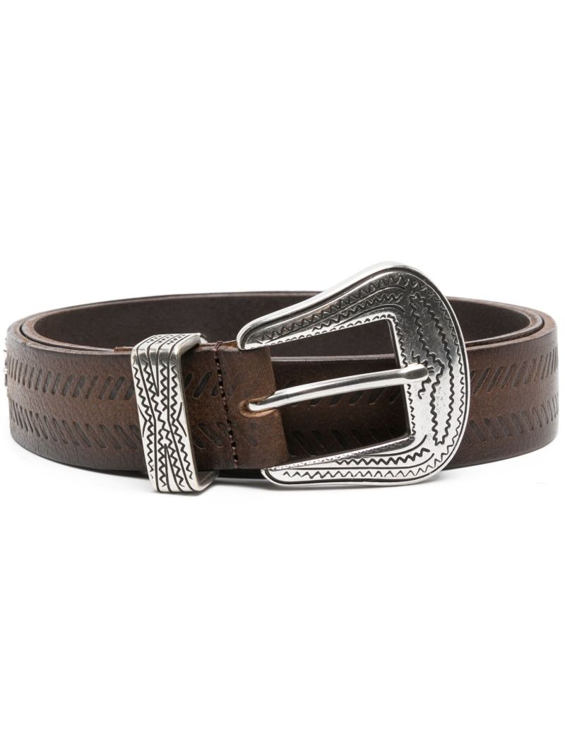 Brown Los Angeles Leather Belt