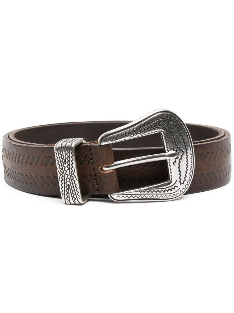 Brown Los Angeles Leather Belt