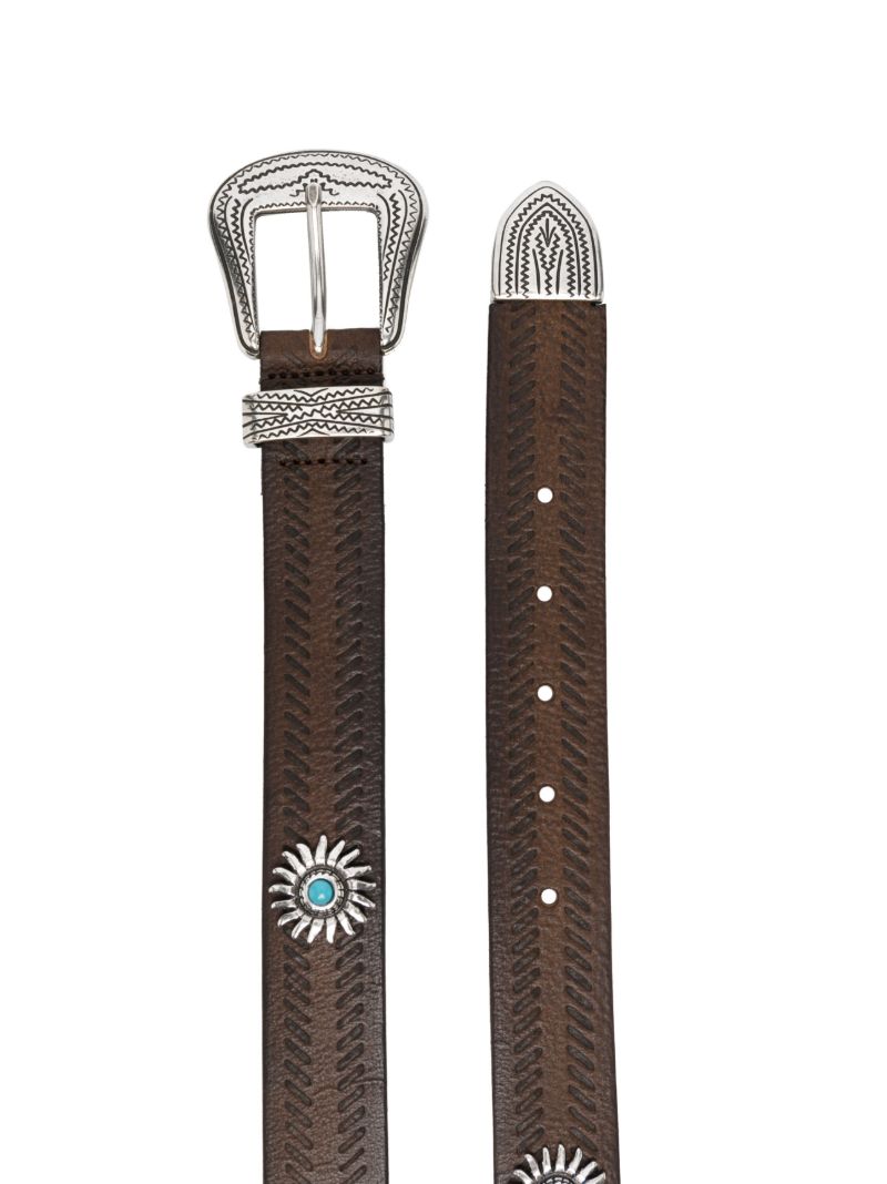 Brown Los Angeles Leather Belt