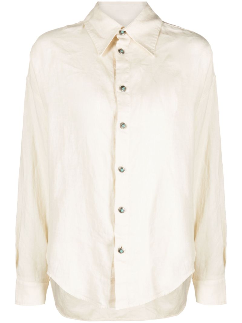 Neutral Amy Linen Shirt