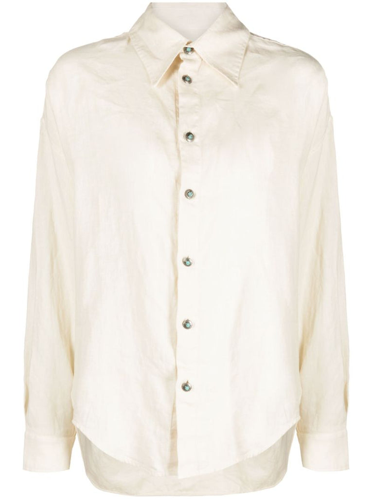 Neutral Amy Linen Shirt