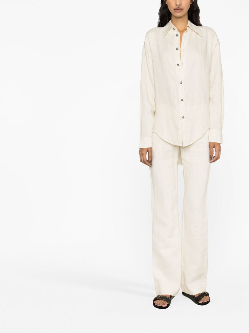 Neutral Amy Linen Shirt