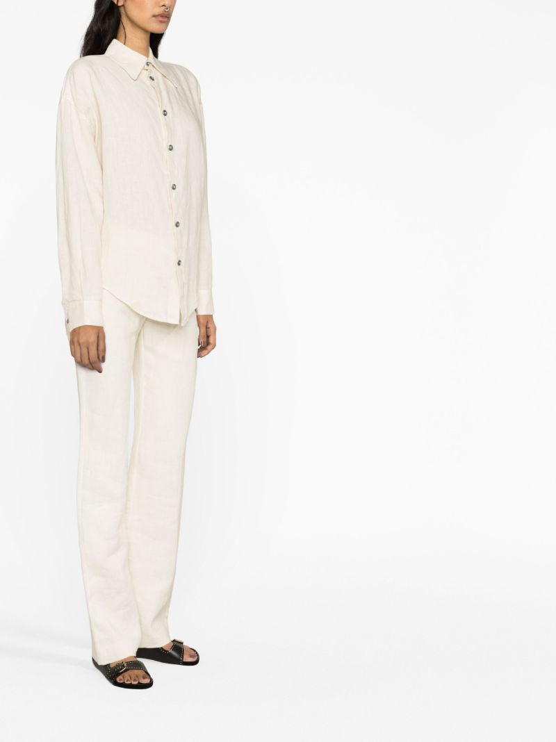 Neutral Amy Linen Shirt