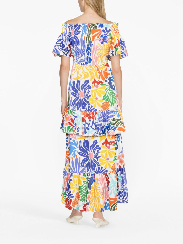 Multicolour Elena Graphic-print Dress