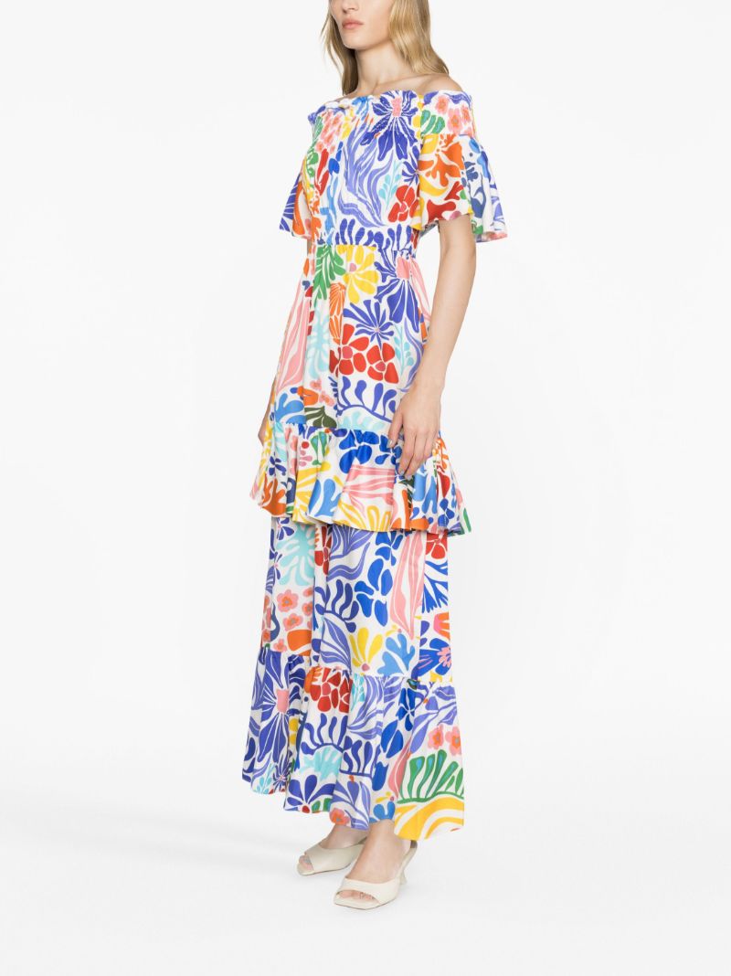 Multicolour Elena Graphic-print Dress