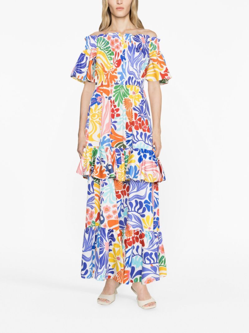Multicolour Elena Graphic-print Dress