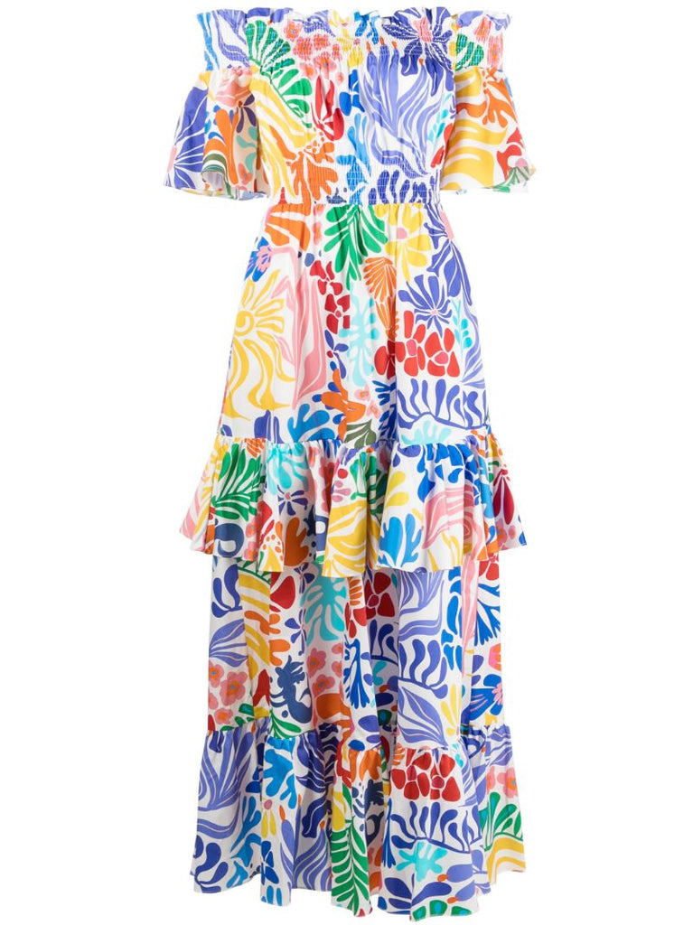 Multicolour Elena Graphic-print Dress
