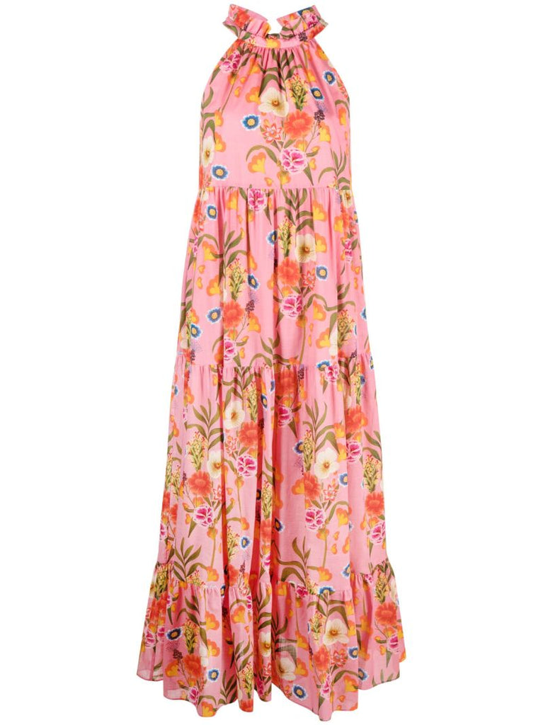Pink Pandora Floral-print Dress