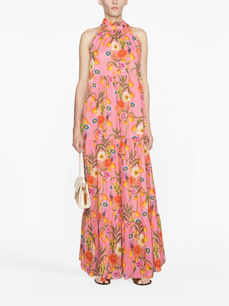 Pink Pandora Floral-print Dress