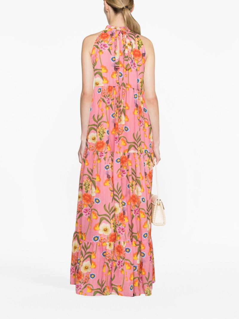 Pink Pandora Floral-print Dress