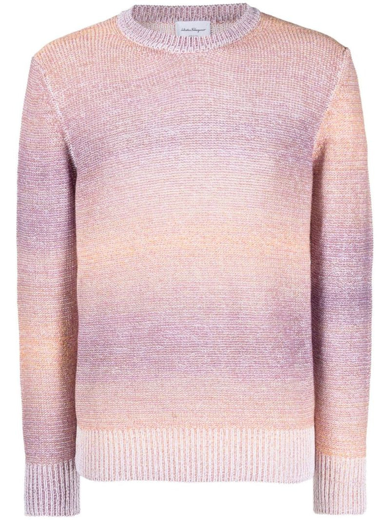 Pink DÃ_x0083_Â©gradÃ_x0083_Â© Knitted Sweater