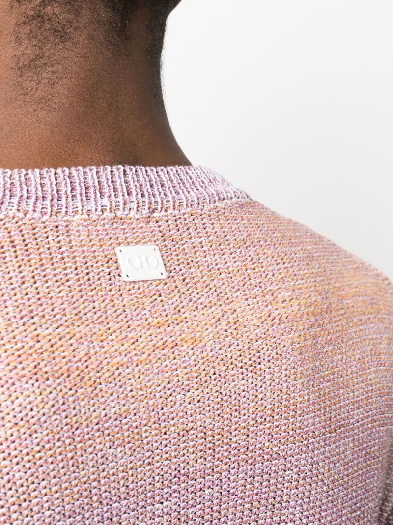Pink DÃ_x0083_Â©gradÃ_x0083_Â© Knitted Sweater