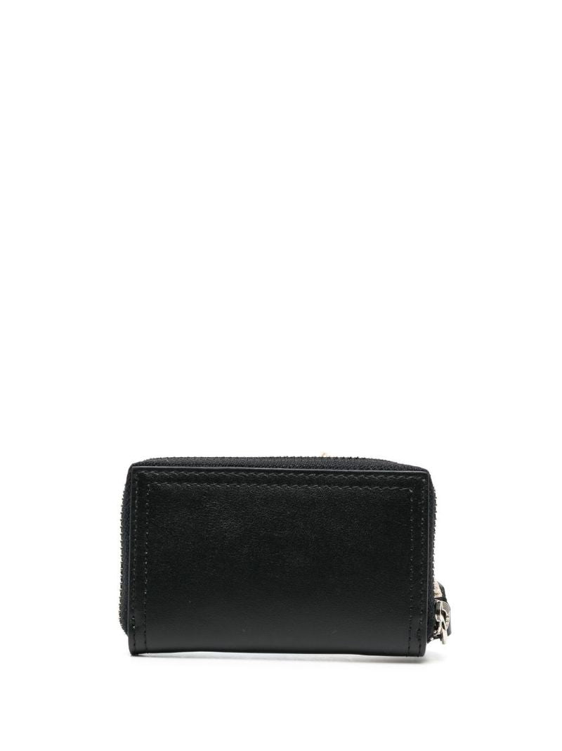 Black Le Porte Rectangle Lanyard Wallet