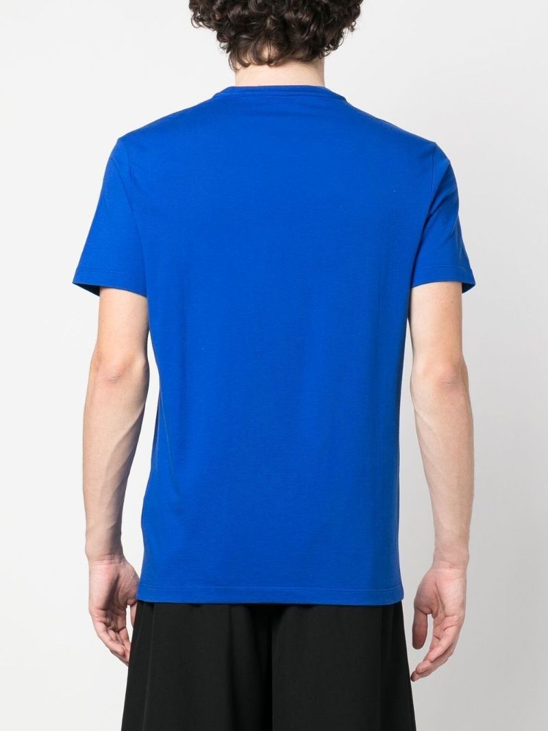 Blue Card Print T-shirt