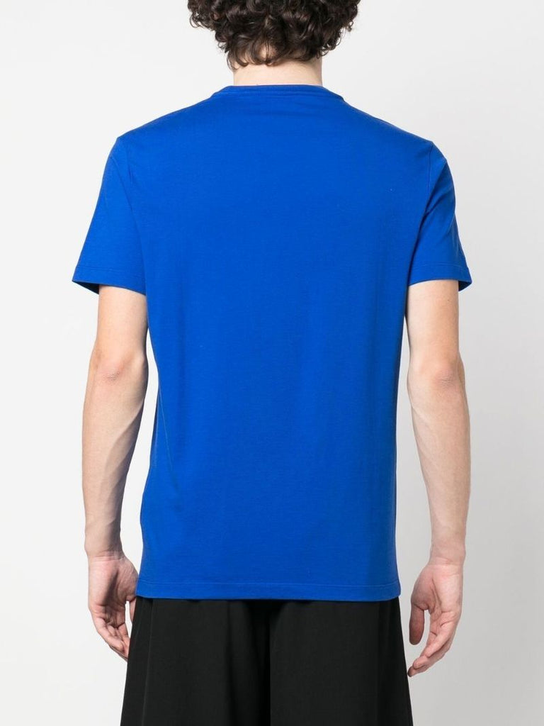 Blue Card Print T-shirt