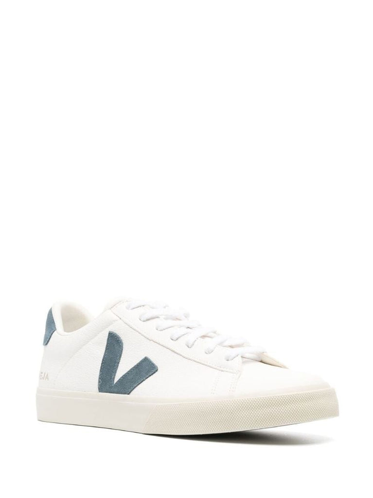 White Campo Lace-up Sneakers