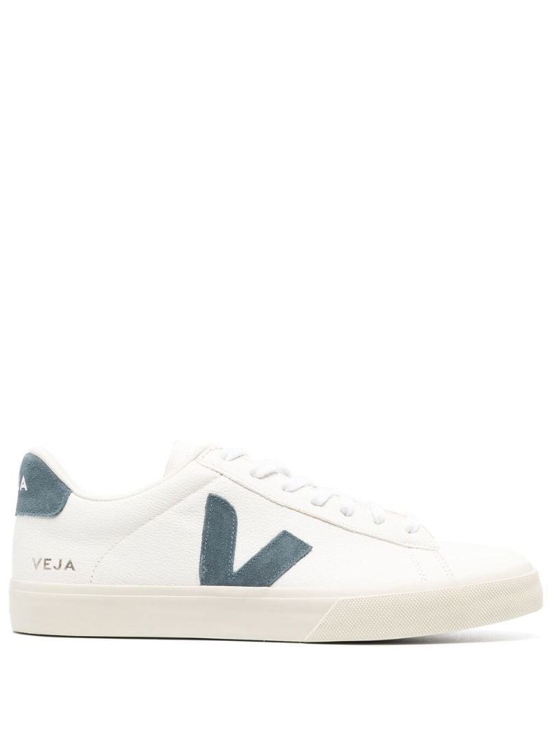 White Campo Lace-up Sneakers