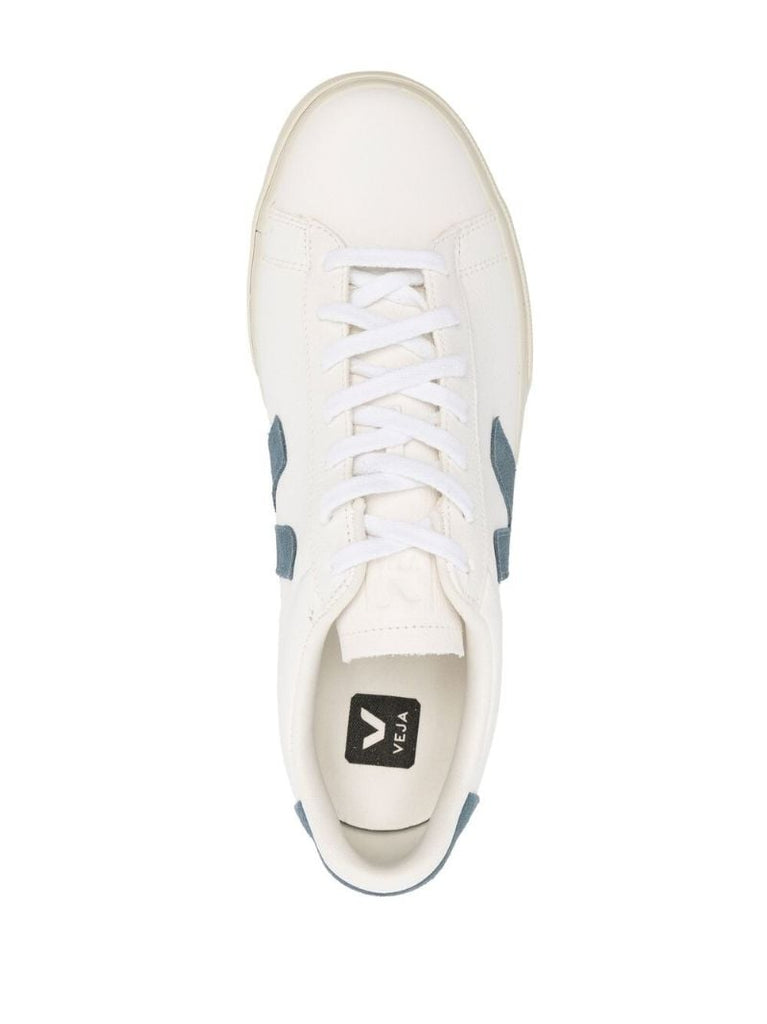 White Campo Lace-up Sneakers