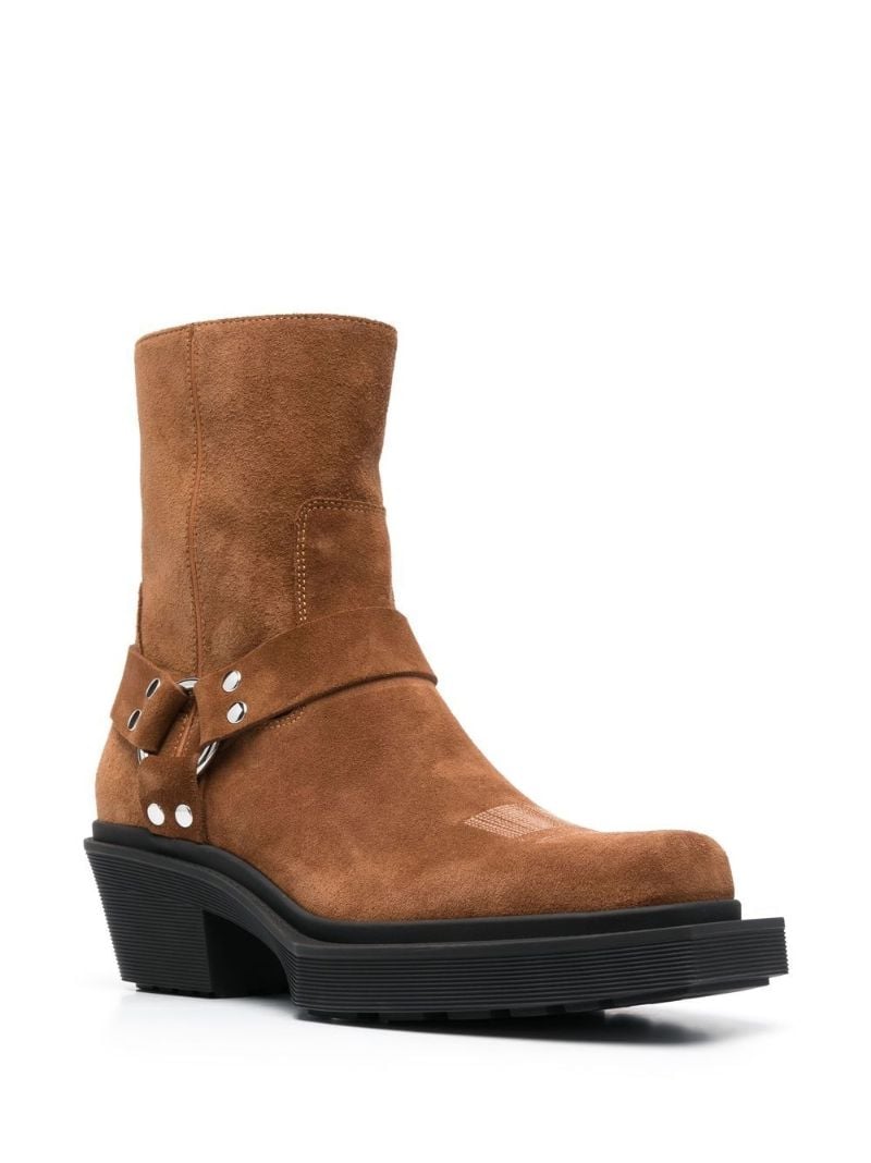 Brown Suede  Western Boots