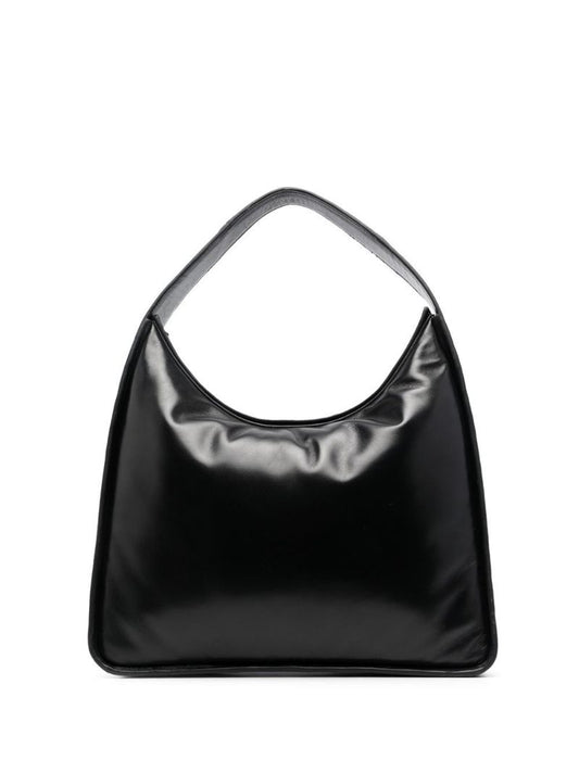 Black Richie Leather Tote Bag