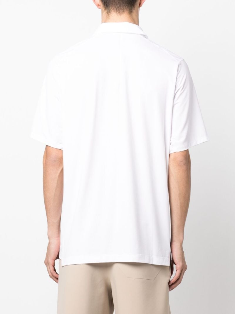 White Short-sleeve Polo Shirt