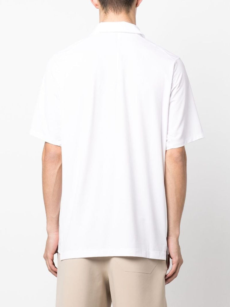 White Short-sleeve Polo Shirt