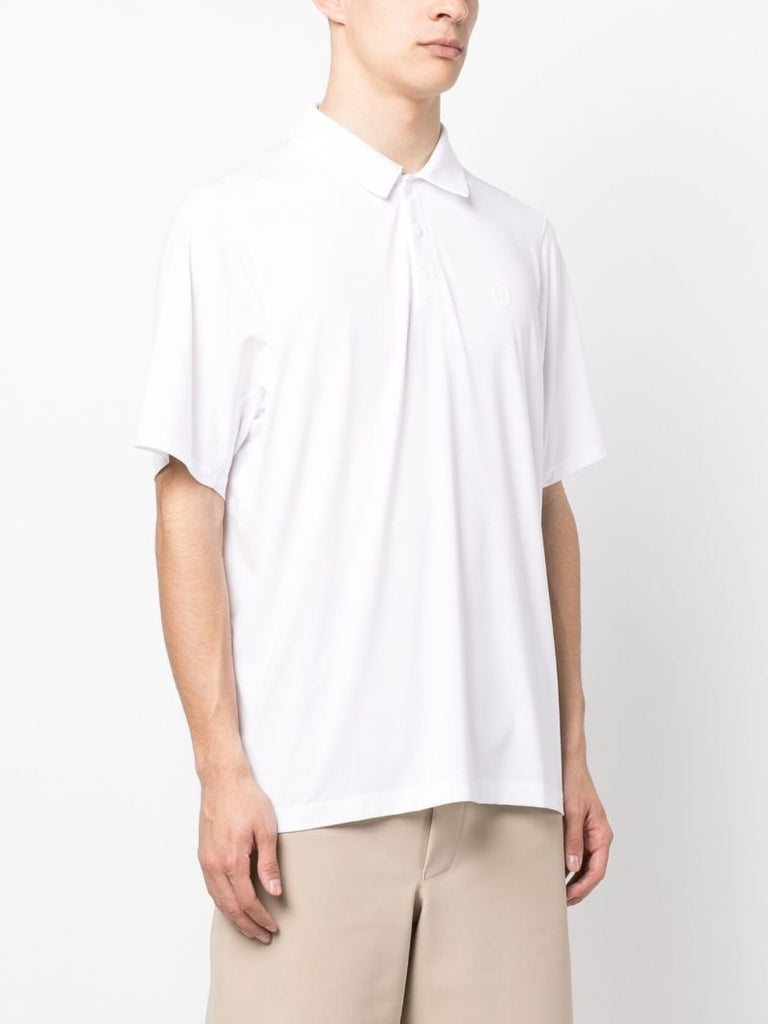 White Short-sleeve Polo Shirt