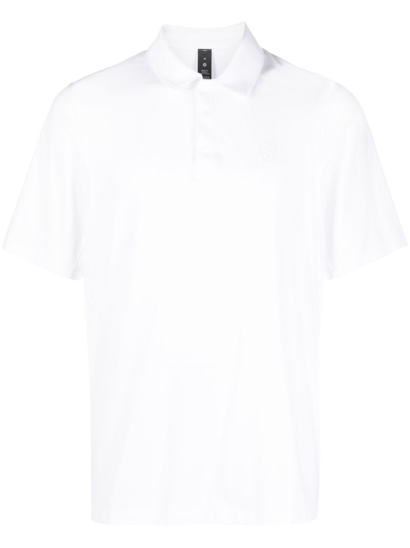 White Short-sleeve Polo Shirt