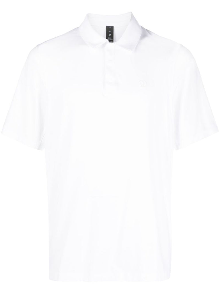 White Short-sleeve Polo Shirt