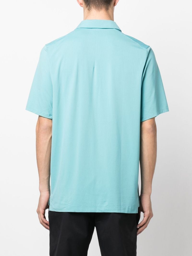 Blue Short-sleeve Polo Shirt