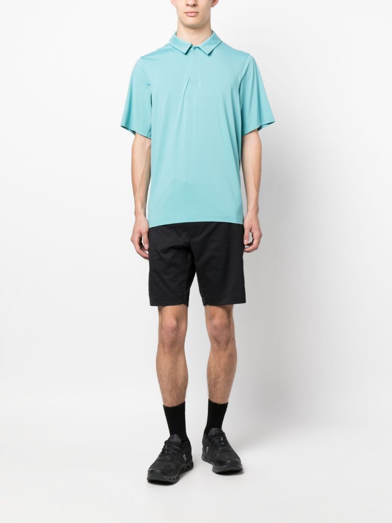 Blue Short-sleeve Polo Shirt