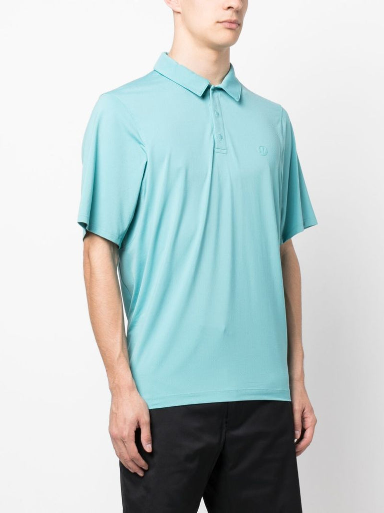 Blue Short-sleeve Polo Shirt