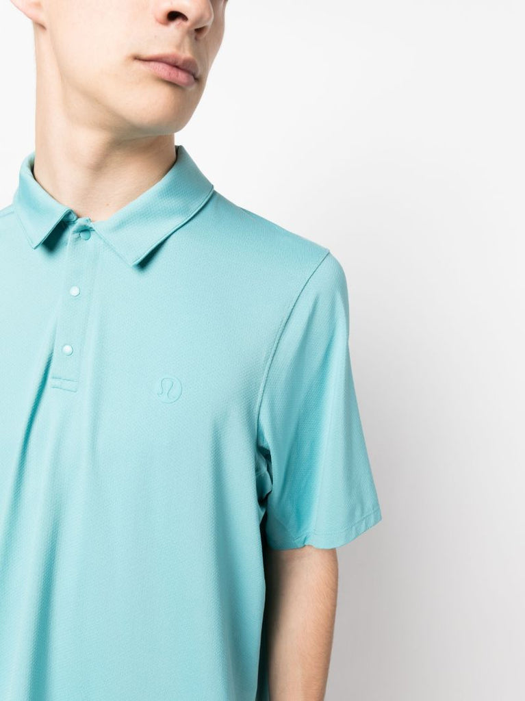 Blue Short-sleeve Polo Shirt